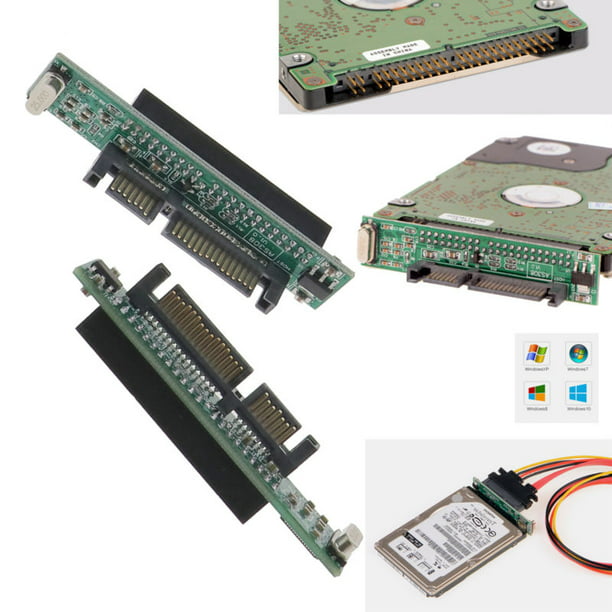 44pin 2.5'' IDE HDD SSD Hard Drive Female to 7+15 pin Male SATA Adapter Card